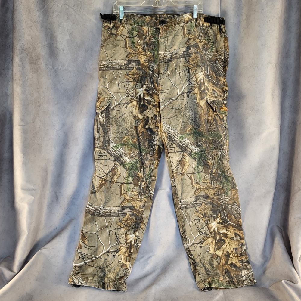 Vintage Habit Men's XL (40x31) RealTree Hunting Camo Cargo Pants Outdoor Camp